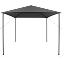 vidaXL Paviljong 3x3 m antrasitt stoff og stål 180 g/m²