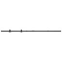 Mini skyvedørsett karbonstål 122 cm
