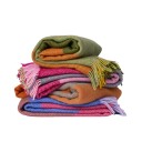 Klippan Yllefabrik Ullpledd   130x200 cm   Gotlandsull/lammeull   Gotland Check Mauve