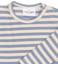 The New Siblings Genser - Rib - TnsbFro - Storm Striped - The New - 1½ år (86) - Genser Hvit Lyseblå