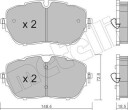 METELLI 22 1105 0 Bremseklosser