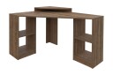 Andifli Skrivebord 90x76,8x120 cm med oppbevaring   Brun
