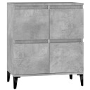 vidaXL Skjenk betonggrå 60x35x70 cm konstruert tre