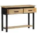  Konsollbord 110x30x75 cm grovt heltre mangotre 8720845740344