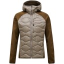 Peak Performance Men"s Helium Down Hybrid Hood Avid Beige/Meadow Moss M