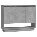 vidaXL Skjenk betonggrå 97x31x75 cm sponplate
