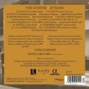 Vox Luminis, Lionel Meunier  Vox Luminis 20 Years  CD