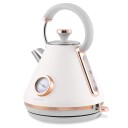 Vannkoker med termometer 1,7L BD-701 Hvit