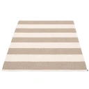 Pappelina Bob teppe Mud/Vanilla 140 x 180 cm