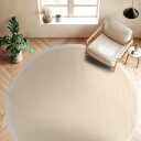 Runde tepper sisal   Agave beige/grå Størrelse: Ø 160 cm