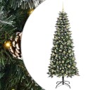  Kunstig juletre grønn 76 x 76 x 180 cm PVC og plast og stål