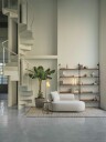 Kartell K-Lux Gulvlampe Grey/Straw Yellow