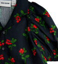 Mini Rodini Lingonberries Aop Woven Blouse Black 128/134