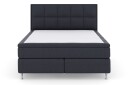 Select No 5 Komplett Sengepakke 180x200 Medium Watergel Blå/Sølvben