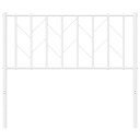  Sengegavl i metall hvit 100 cm 8721012250482