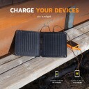 Xtorm 14W Sammenleggbart Solcellepanel IPX4 USB-C/A Mobillader