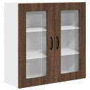  Kjøkkenskap med hylle Brun Eik 80 x 31 x 80 cm Konstruert tre