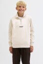 Jack & Jones Junior jjeSoho Sweat Quarter Zip Genser Moonbeam 152