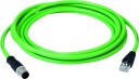 Telegärtner 100017297 Cat5 SF/UTP M12 RJ45 patchkabel blå 10 m