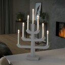 Adventstake Gnosjö Konstsmide 7L på Fot H50 Grå