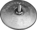 Anodesett Disc Anode R aluminiumsanoder   47 mm   7 mm   50 g