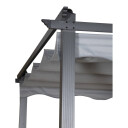Venture Home Design Lazio Pergola, Sort m. grå stoff 1648467-02-0 1648466-02-0