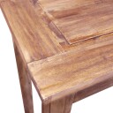 vidaXL Konsollbord gjennvunnet heltre 123x42x75 cm
