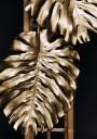 Golden Monstera №2 Plakat Plakat / 100x150cm