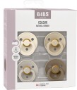 BIBS Colour Smokk 4-Pakk Lateks Str 1 Ivory/Sand/Vanilla/Dark Oak