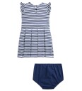 Polo Ralph Lauren Kjole m. Bloomers   Klokke Hill   Navy/White S   Polo Ralph Lauren   2 år 92   Kjole Blå Hvit
