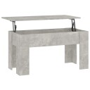 vidaXL Salongbord betonggrå 101x49x52 cm konstruert tre