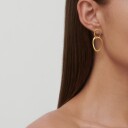 Julie Sandlau Ava Øredobber 22 kt. Gullbelagt sølv ST248GD - Dame - 925 sterling silver