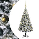  Kunstig juletre med 150 LED grønn 120 cm PVC og Stål og Plast