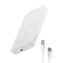 Baseus Mini Powerbank 5000mAh Magnetisk USB-C 20W Hvit