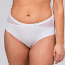 Trofe Bella Midi Truser Hvit polyamid Medium Dame