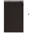 vidaXL Venetiansk persienne Mørk brun 90 x 130 cm 35 mm