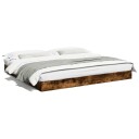 Sengeramme røkt eik 180x200 cm konstruert tre 8721102598654