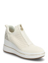 Michael Kors Emmy Wedge Zip Slip On   Cream   40.5