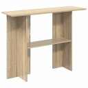 vidaXL Konsollbord Sonoma eik 100 x 30 x 75 cm Konstruert tre
