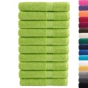  Premium håndklær SOLUND 10 stk eplegrønn 80x200cm 600g/m2