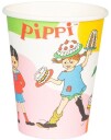 8 stk Pippi Langstrømpe Pappkrus 250 ml
