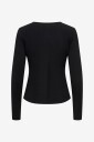Only   Kardigan Onlmelli Ls Oneck Button Cardi Knt   Svart