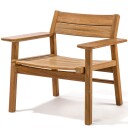 Skargaarden Djurö loungestol teak/teak Skargaarden