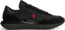 Polo Ralph Lauren Train 89 Suede & Oxford Sneaker - Black - 39.5