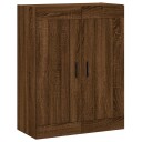 Veggskap brun eik 69,5x34x90 cm konstruert tre 8720845950521