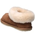 Rosemunde Rhevelyn Leather Closed Ankle Slipp   Beige   37