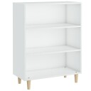vidaXL Skjenk hvit 69,5x32,5x90 cm konstruert tre