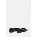 ALOHAS Sway Black Leather Ballet Flats - Black - 40