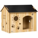 Hundegård I Tre Med Ventilasjon Og Tak