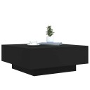  Salongbord svart 80x80x31 cm sponplate 836582